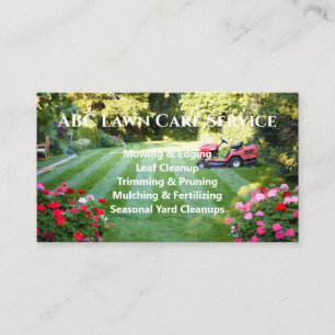 Carte De Visite Service Premium Lawnpro