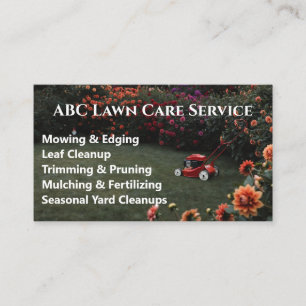 Carte De Visite Service Premium Lawnpro