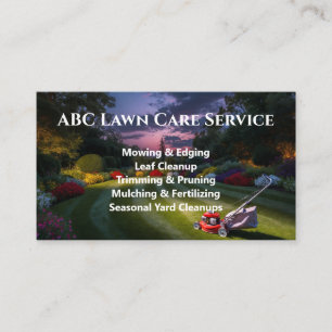 Carte De Visite Service Premium Lawnpro