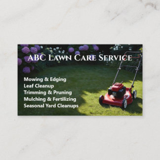 Carte De Visite Service Premium Lawnpro