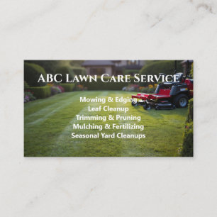 Carte De Visite Service Premium Lawnpro