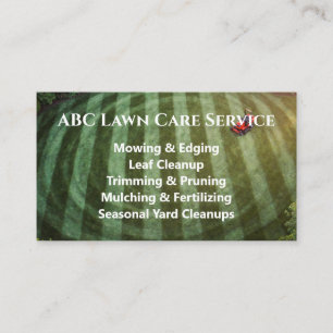 Carte De Visite Service Premium Lawnpro