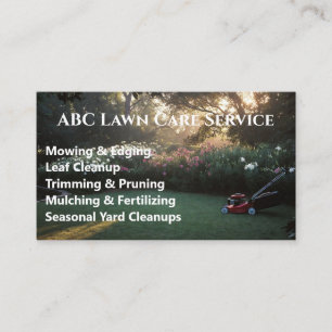 Carte De Visite Service Premium Lawnpro