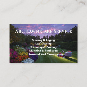 Carte De Visite Service Premium Lawnpro