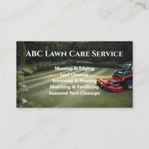 Carte De Visite Service Premium Lawnpro