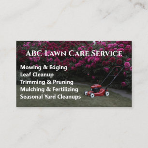 Carte De Visite Service Premium Lawnpro