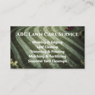 Carte De Visite Service Premium Lawnpro