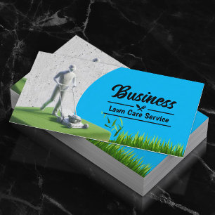 Carte De Visite Service professionnel d'entretien de pelouse et d'