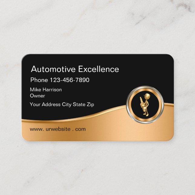 Carte De Visite Services automobiles de luxe (Devant)