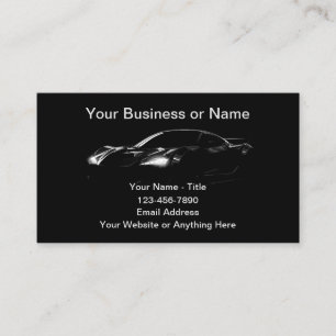 Carte De Visite Services automobiles exotiques modernes