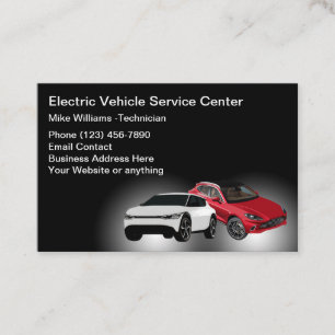 Carte De Visite Services automobiles pour voitures électriques