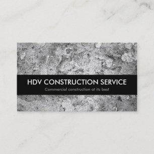 Carte De Visite Services commerciaux de construction