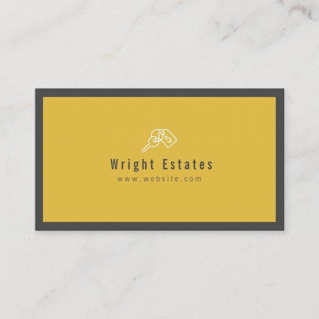 Carte De Visite Services d'agent immobilier Realtor (Devant)