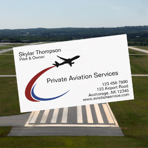 Carte De Visite Services d'aviation privée