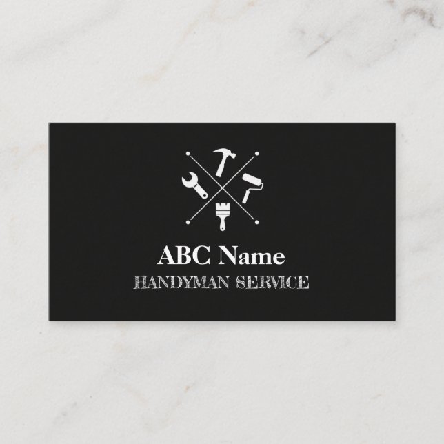 Carte De Visite Services de bricolage et de réparation à domicile (Devant)