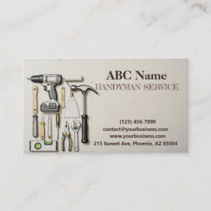 Carte De Visite services de bricolage et de réparation à domicile