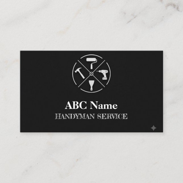 Carte De Visite Services de bricolage et de réparation à domicile (Devant)