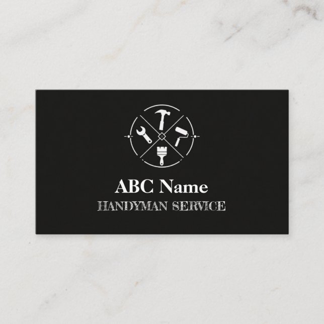 Carte De Visite Services de bricolage et de réparation à domicile (Devant)