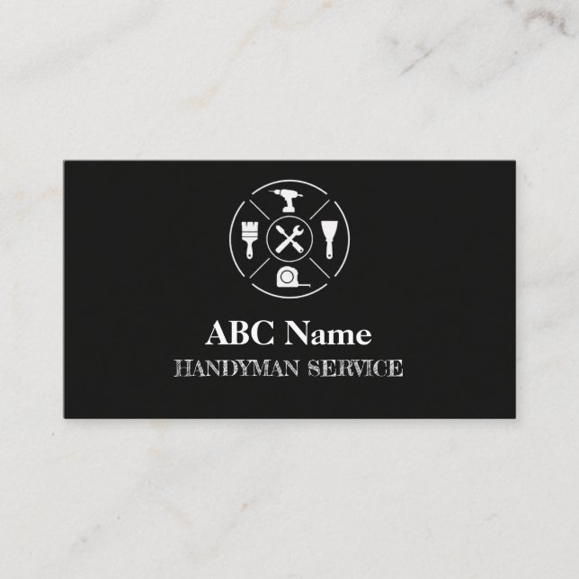 Carte De Visite Services de bricolage et de réparation à domicile (Devant)