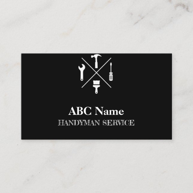 Carte De Visite Services de bricolage et de réparation à domicile (Devant)