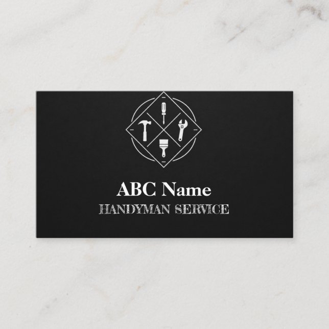 Carte De Visite Services de bricolage et de réparation à domicile (Devant)