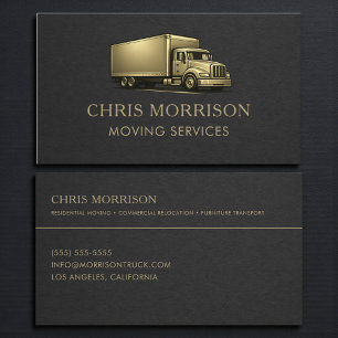 Carte De Visite Services de camions de déménagement Professionnel