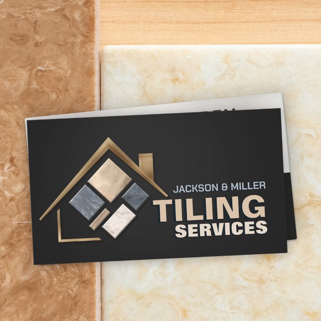 Carte De Visite Services de carrelage - Carreleur (Créateur téléchargé)