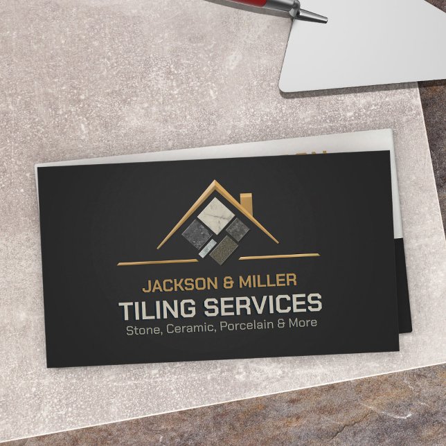 Carte De Visite Services de carrelage - Carreleur (Créateur téléchargé)
