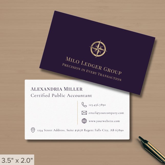 Carte De Visite Services de comptabilité professionnelle (Créateur téléchargé)