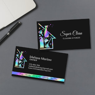 Carte De Visite Services de conciergerie de ménage professionnel