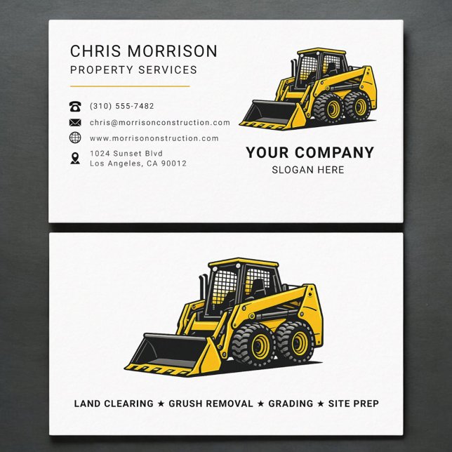 Carte De Visite Services de construction de biens immobiliers (Créateur téléchargé)