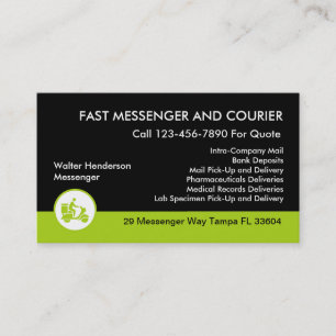 Carte De Visite Services de Courrier et de Messagerie