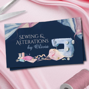 Carte De Visite Services de couture et de retouche - Art aquarelle