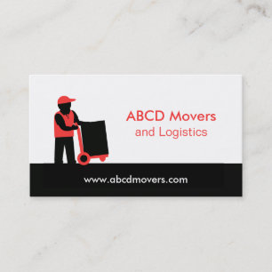Carte De Visite Services de déménagement Modern Mover Logistique L