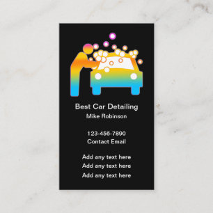 Carte De Visite Services de detailing professionnels pour voitures