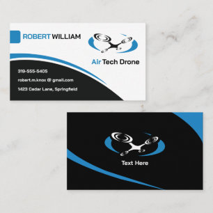Carte De Visite Services de drone modernes Photographie d'opérat