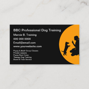 Carte De Visite Services de formation canine professionnelle