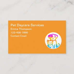Carte De Visite Services de garde pour animaux