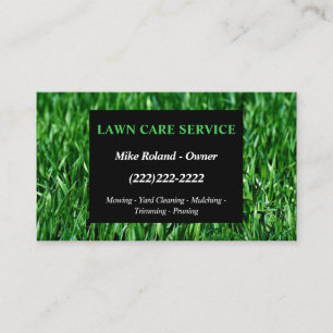 Carte De Visite Services de jardinier professionnel moderne pour l