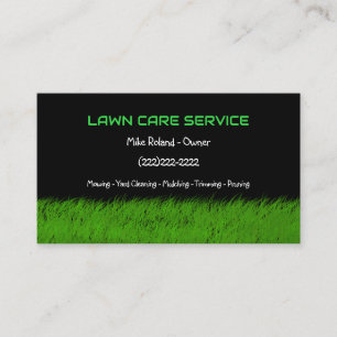 Carte De Visite Services de jardinier professionnel moderne pour l