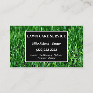 Carte De Visite Services de jardinier professionnel moderne pour l