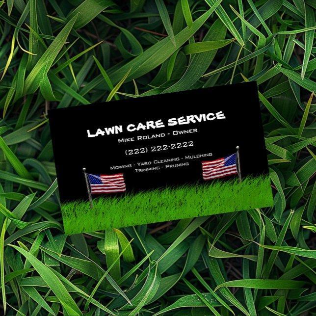 Carte De Visite Services de jardinier professionnel moderne pour l (Créateur téléchargé)