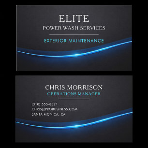 Carte De Visite Services de lavage sous pression Professionnel