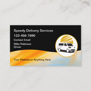 Carte De Visite Services de livraison locaux rapides 