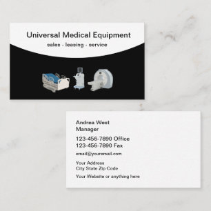 Carte De Visite Services de location de matériel médical