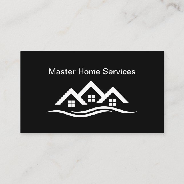 Carte De Visite Services de maison modernes (Devant)