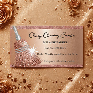 Carte De Visite Services de nettoyage classe