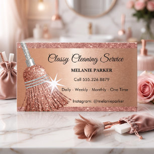 Carte De Visite Services de nettoyage classe