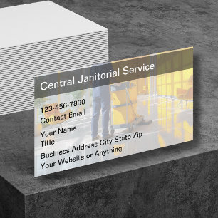 Carte De Visite Services de nettoyage de bureaux