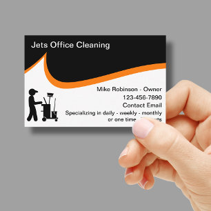Carte De Visite Services de nettoyage de bureaux et de services de